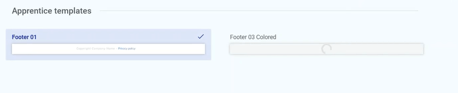 thrive apprentice - footer