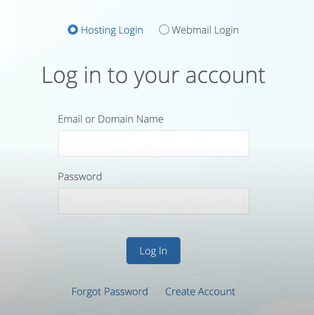 bluehost-login