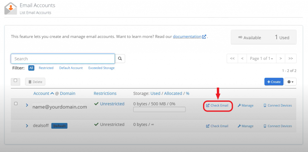 create-email-account-with-Bluehost